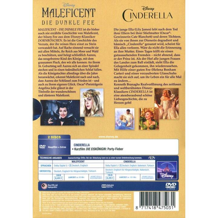 Maleficent - Die dunkle Fee / Cinderella (2 DVDs) (DE)