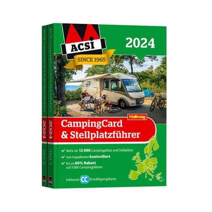 Europa 2024, CampingCard & Stellplatzführer ACSI