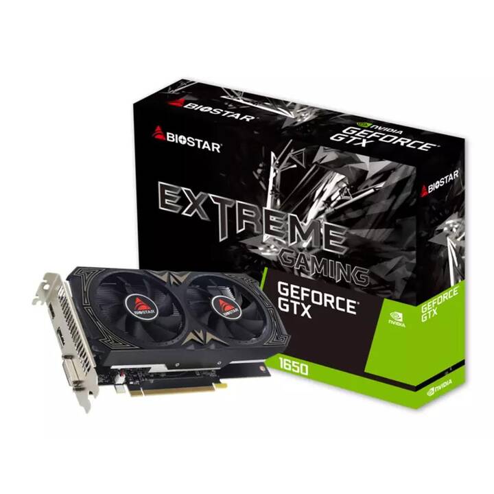 BIOSTAR Extreme Gaming Nvidia GeForce GTX 1650 (4 GB)
