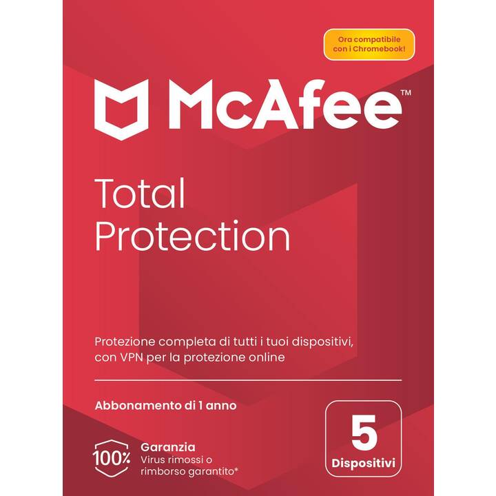 MCAFEE Total Protection (Licenza annuale, 5x, 12 Mesi, Italiano)