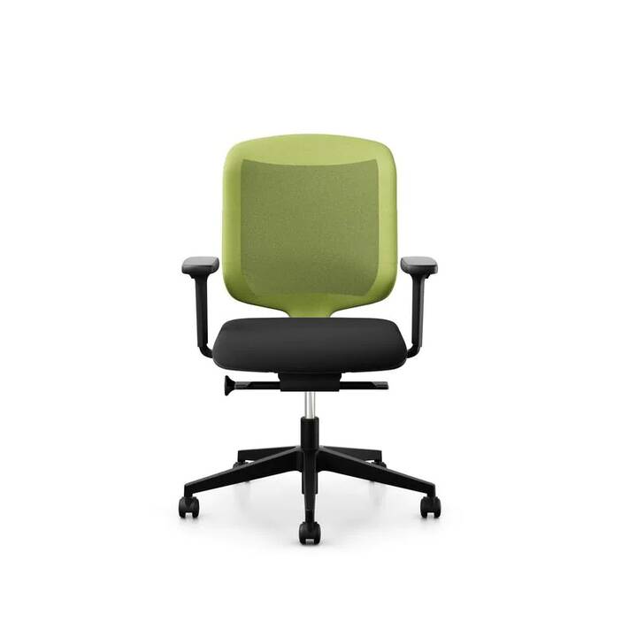 GIROFLEX Chair2Go Fauteuil de bureau piovant (Noir, Vert)