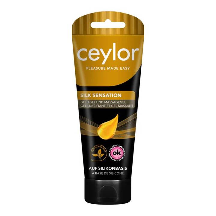 CEYLOR Gel de massage et lubrifiant Silk Sensation (100 ml, À base de silicone)