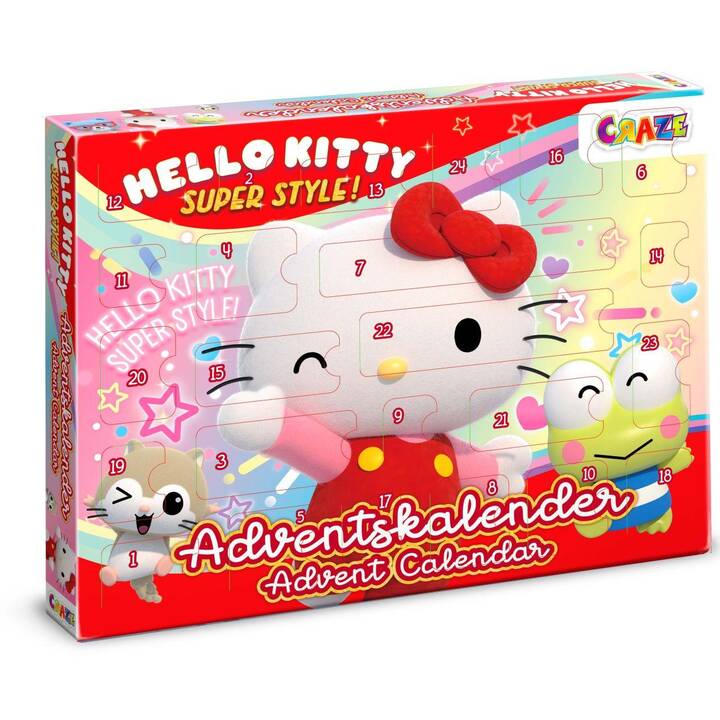 CRAZE Hello Kitty Jouets Calendrier de l'Avent