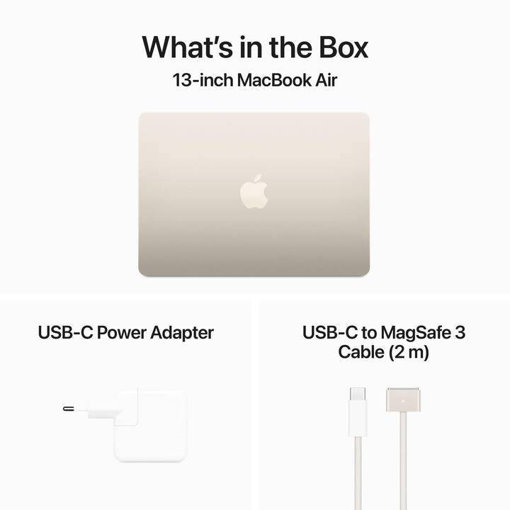APPLE MacBook Air 2024 (13.6", Apple M3 Chip, 24 GB RAM, 2000 GB SSD)