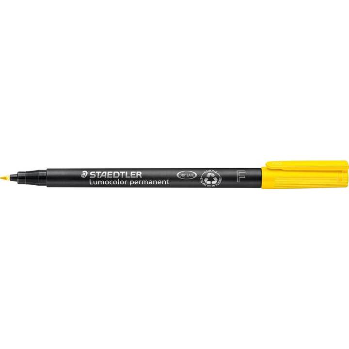 STAEDTLER Feutres pour rétroprojection Lumocolor 318 F (Jaune, 1 pièce)