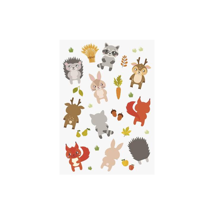 HEYDA Sticker (Kuh, Fuchs, Zebra, Schwein)