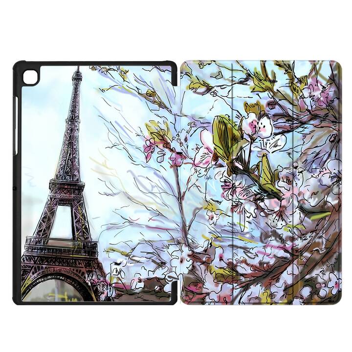 EG cover per Samsung Galaxy Tab A7 Lite 8.7" (2021) - blu - pittura parigi