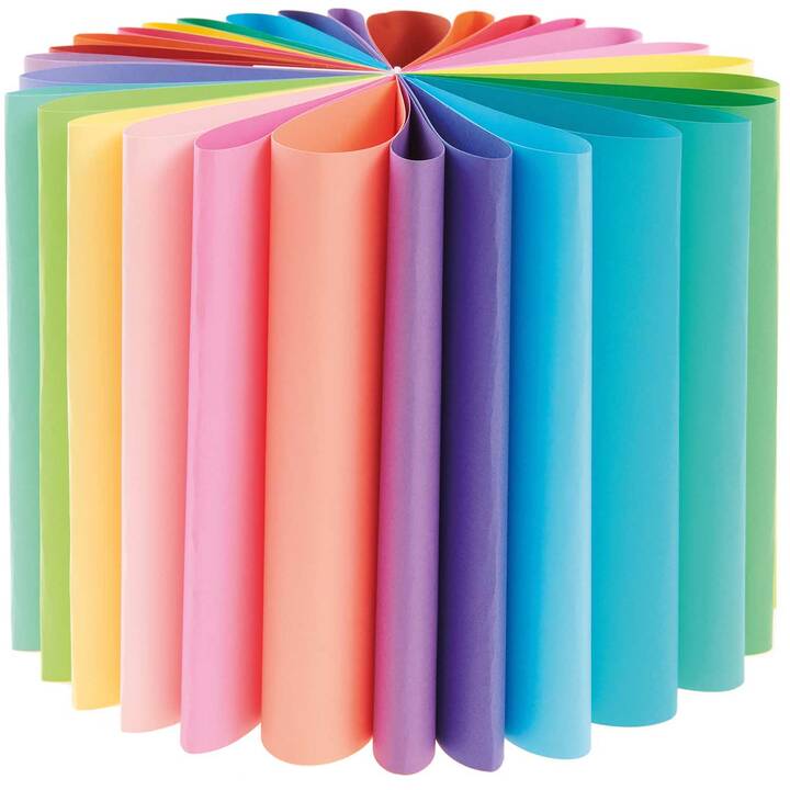 RICO DESIGN Papier à dessin de couleur Paper Poetry (Multicolore, A4, 30 pièce)