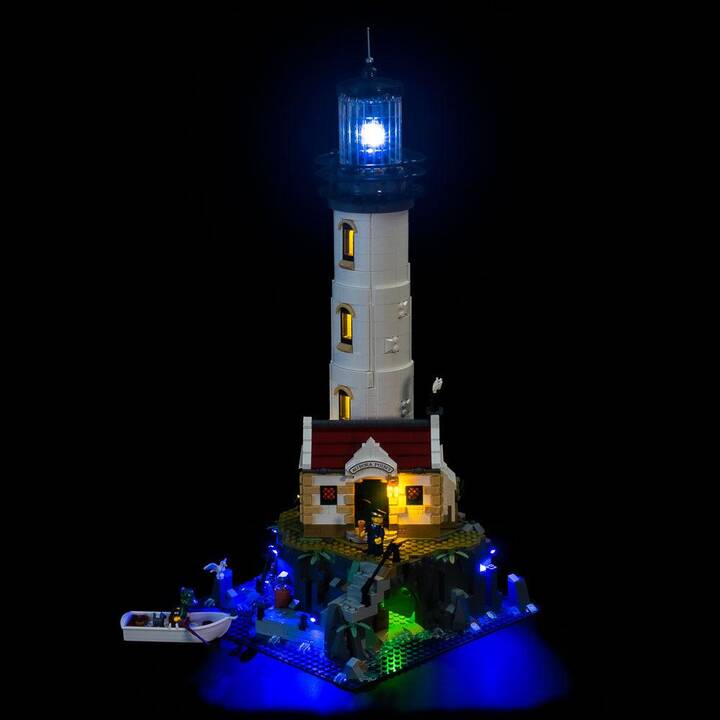 LIGHT MY BRICKS Motorized Lighthouse Set de lumière LED (21335)