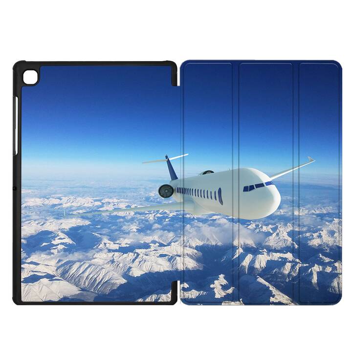 EG Hülle für Samsung Galaxy Tab A7 Lite 8.7" (2021) - Blau - Flugzeug