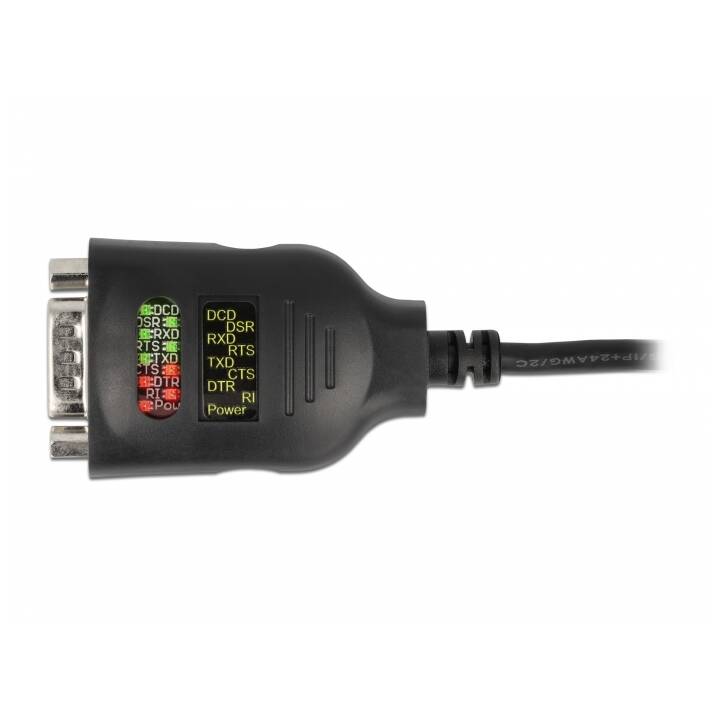 DELOCK DB9 Adapter (USB Typ A, D-Sub (9-polig), 2 m)