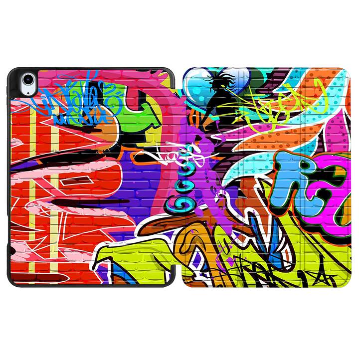 EG custodia per iPad Air 10.9" (2022) 5a generazione - multicolore - graffiti