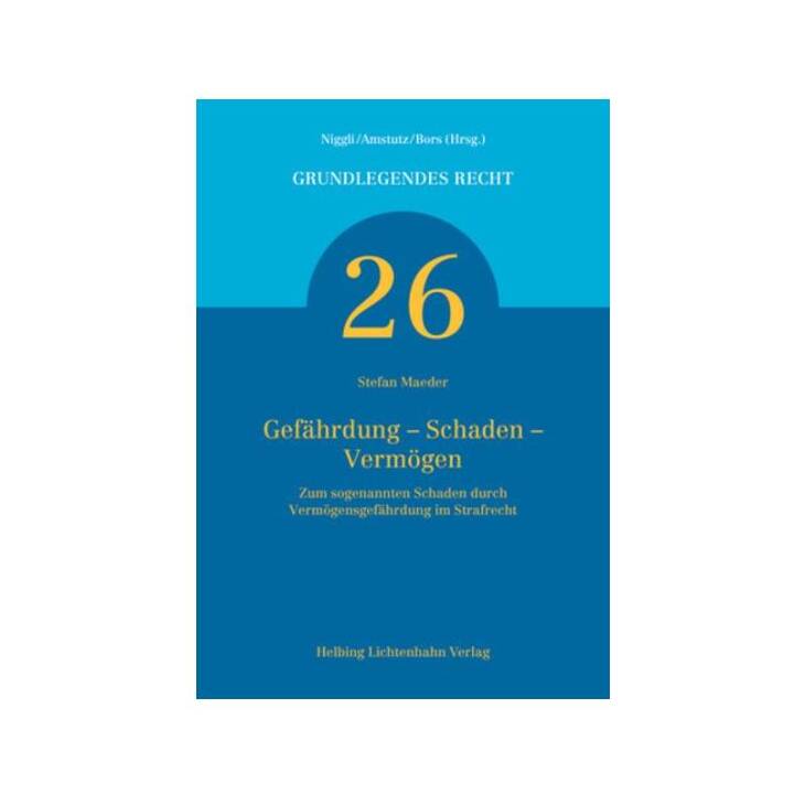 Gefährdung - Schaden - Vermögen