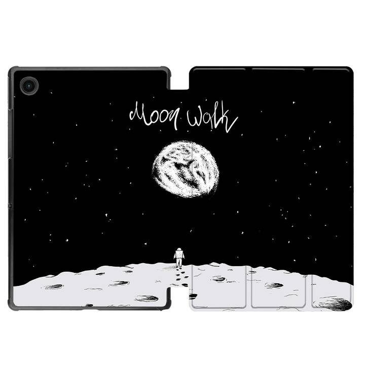 EG coque pour Samsung Galaxy Tab A8 10.5" (2021) - astronaute - noir