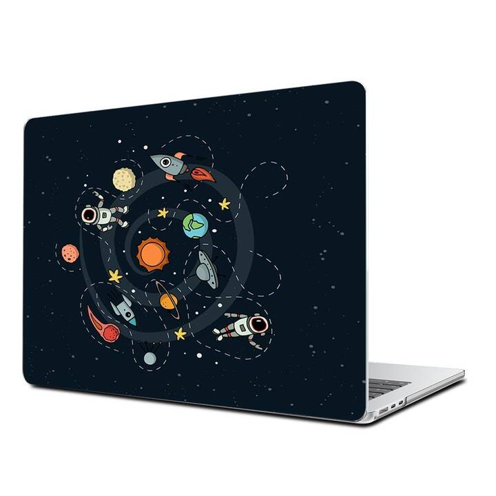 EG Hardcase (MacBook Air 13" M2 2022, Planet, Mehrfarbig)
