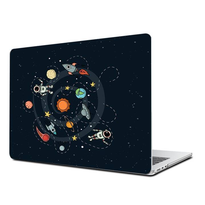 EG Coque rigide (MacBook Air 13" M2 2022, Planète, Multicolore)