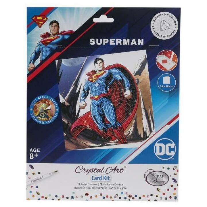 CRAFT BUDDY Superman Peinture au diamant (Coller)