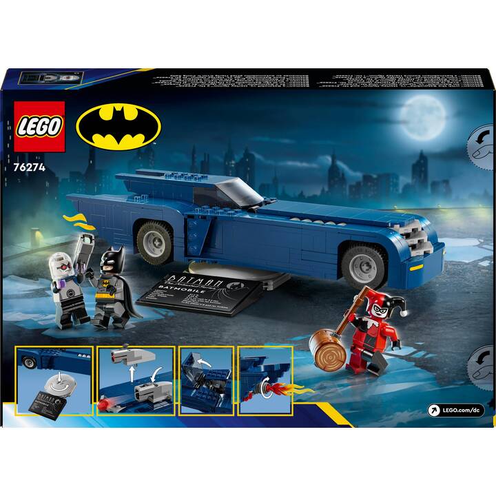 LEGO DC Comics Super Heroes Batman im Batmobil vs. Harley Quinn und Mr. Freeze (76274)