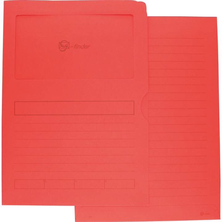 GÖSSLER Organisationsmappe (Rot, A4, 100 Stück)
