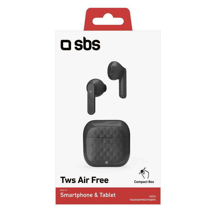 SBS Air Free (Bluetooth 5.0, Nero)