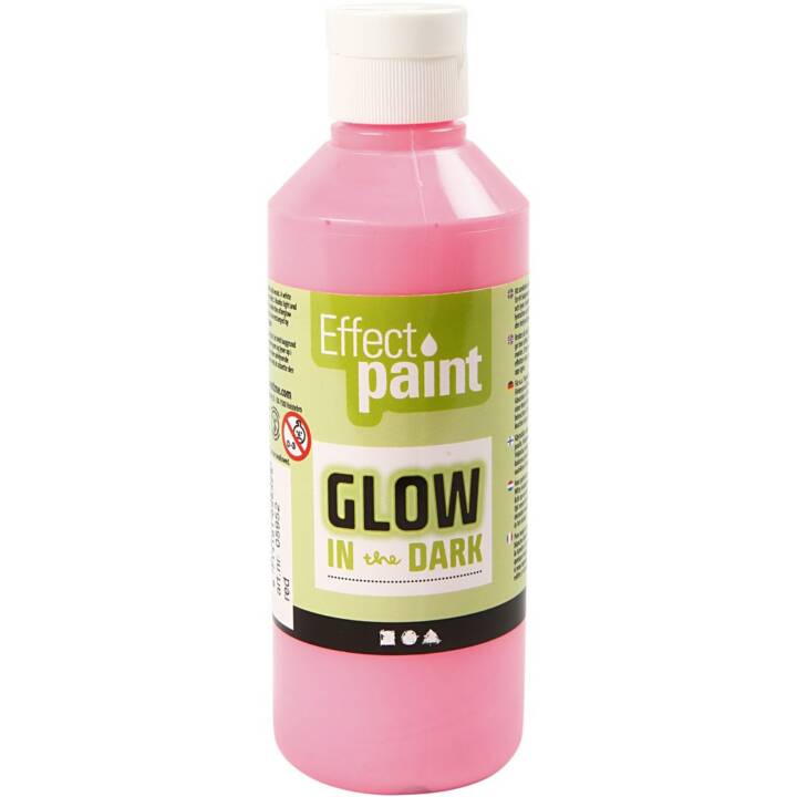 CREATIV COMPANY Leuchtfarbe (250 ml, Pink, Rosa)