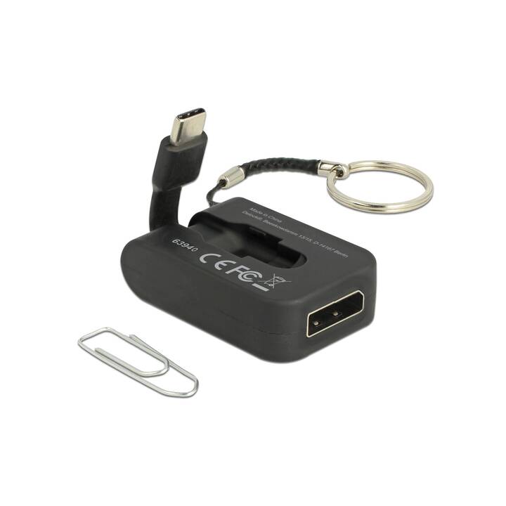 DELOCK Adaptateur (USB C, Port écran, 0.03 m)
