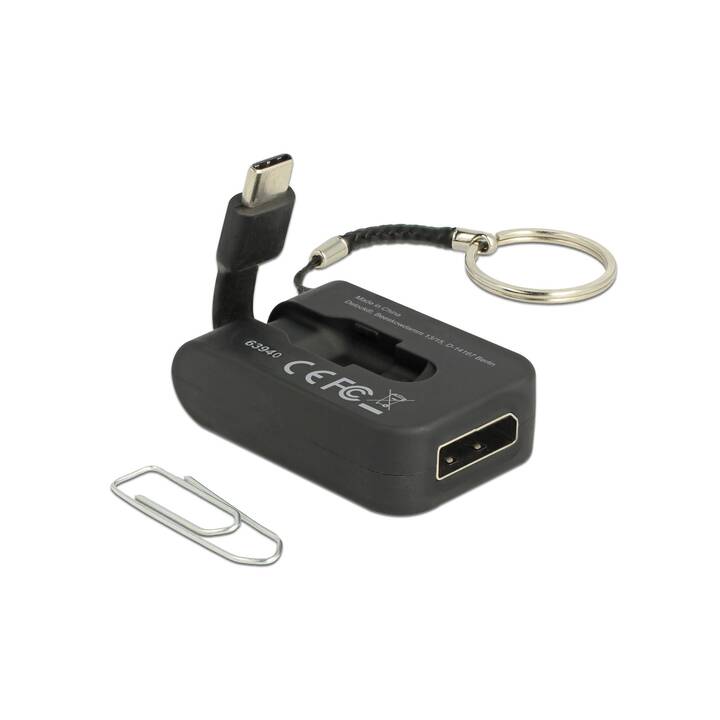 DELOCK Adattatore (USB C, DisplayPort, 0.03 m)