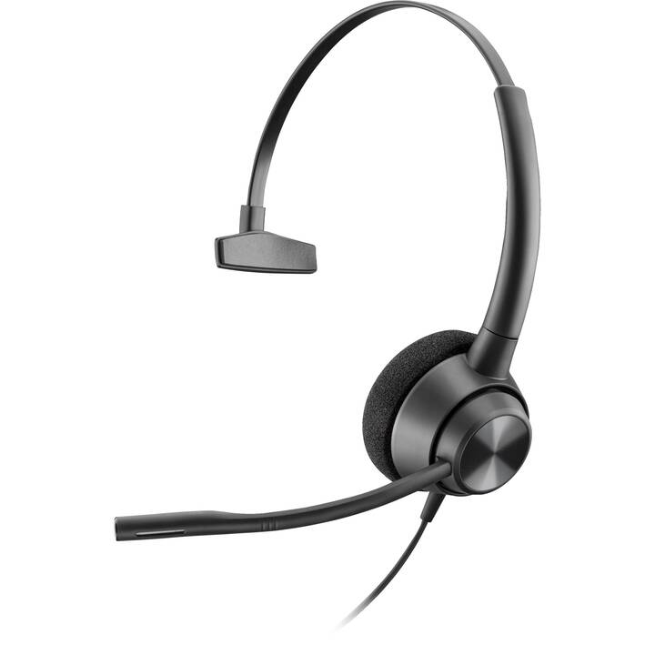 HP Office Headset Poly EncorePro 320 (Over-Ear, Kabel, Schwarz)