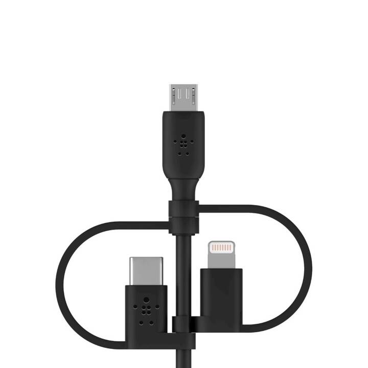 BELKIN Boost Charge Câble (USB Typ-A, USB Type-C, Lightning, 1 m)