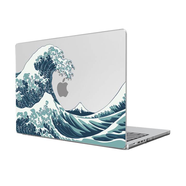 EG Abdeckung für MacBook Pro 14" (M1 Chip) (2021) - Welle - blau