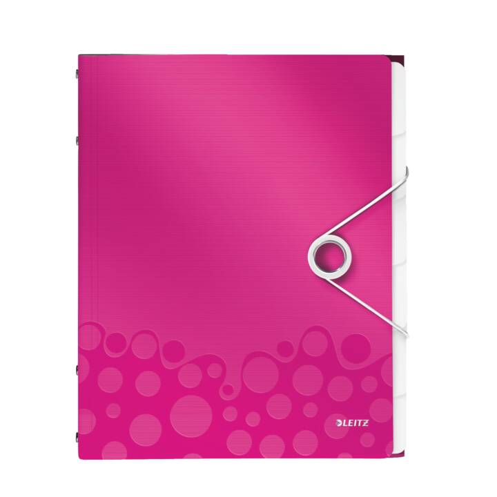 LEITZ Dossier d'organisation Wow (Pink, A4, 1 pièce)