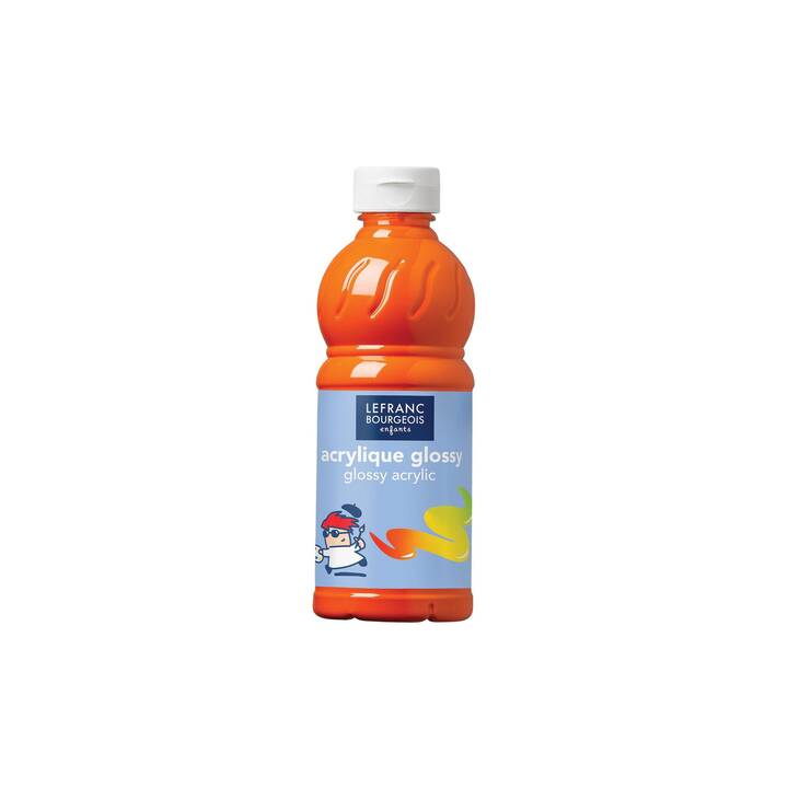 LEFRANC BOURGEOIS Acrylfarbe Glossy (500 ml, Orange)