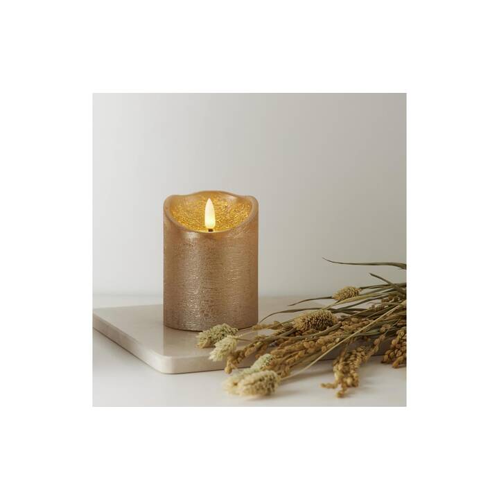 STAR TRADING Flamme Rustic Bougies LED (Doré)