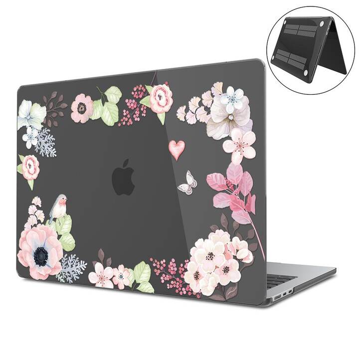 EG Hardcase (Macbook Air 15" M3 2024, Fiore, Transparente)