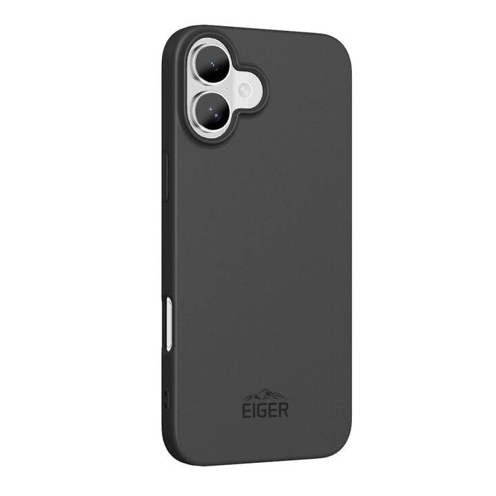 EIGER Backcover Grip (iPhone 16 Plus, Schwarz)