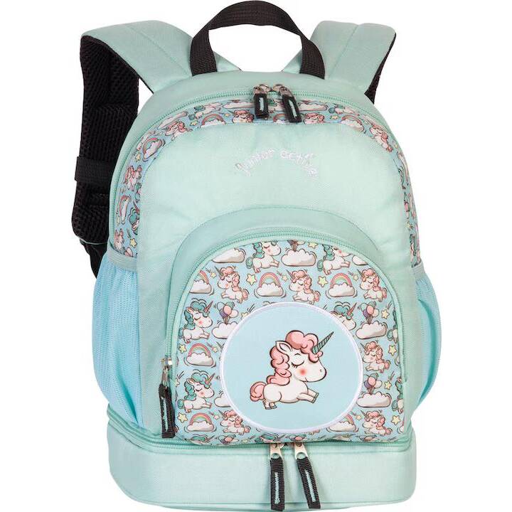 FABRIZIO Kindergartenrucksack Unicorn (8 l, Mehrfarbig)