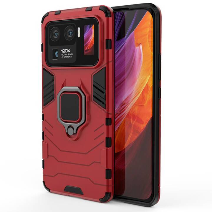 EG custodia a portafoglio per Xiaomi MI 11 Ultra (2021) - rossa