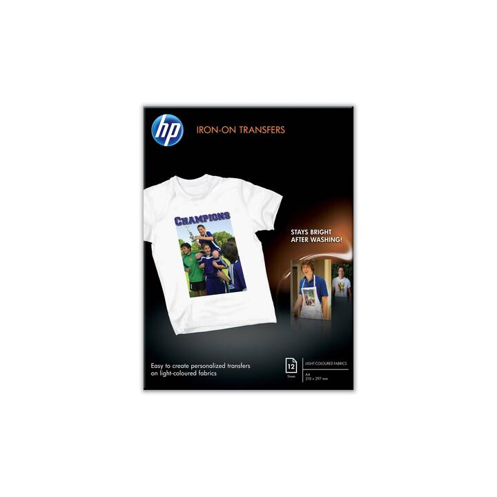 HP Feuille textile (12 feuille, A4, 170 g/m2)
