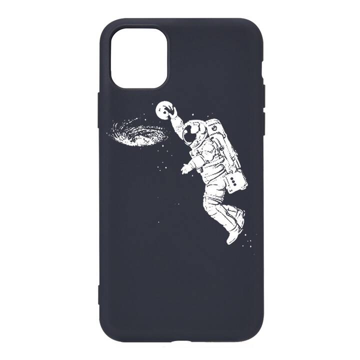 EG cover posteriore per iPhone 13 Pro 6.1" (2021) - nero - astronauta