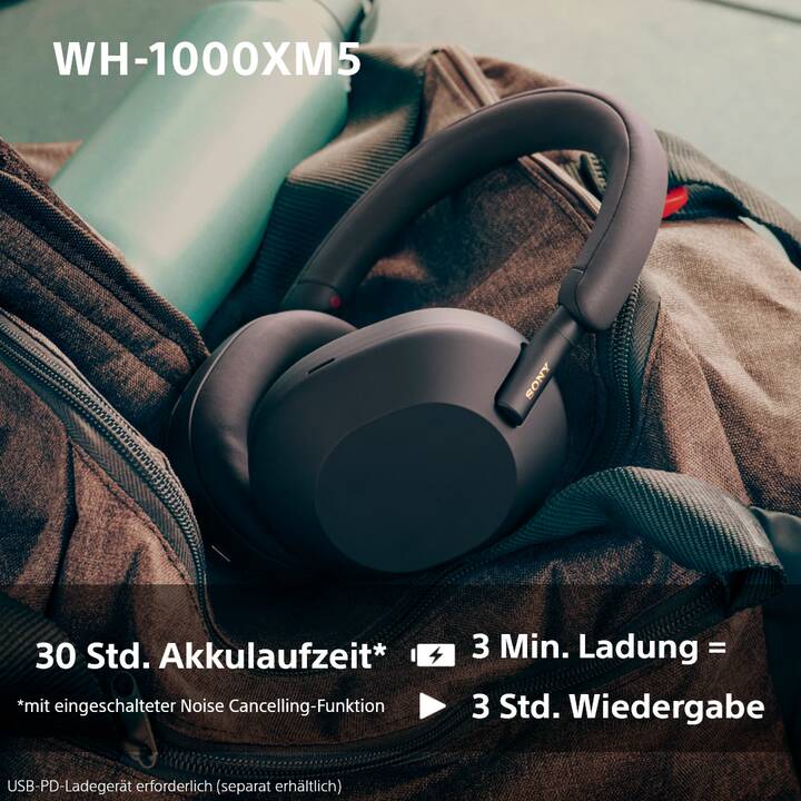 SONY WH-1000XM5 (ANC, Bluetooth 5.2, Silber)