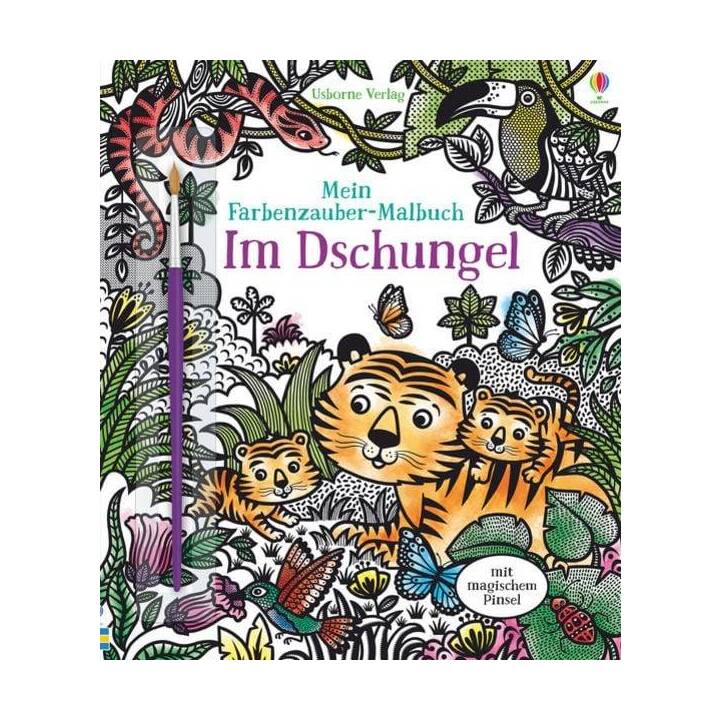 Mein Farbenzauber-Malbuch: Im Dschungel