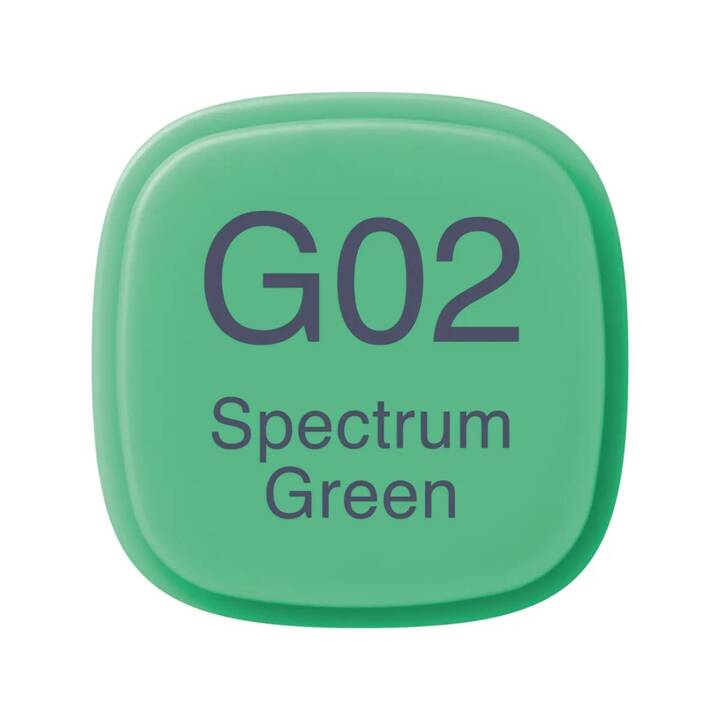 COPIC Marqueur de graphique Classic G02 Spectrum Green (Vert, 1 pièce)