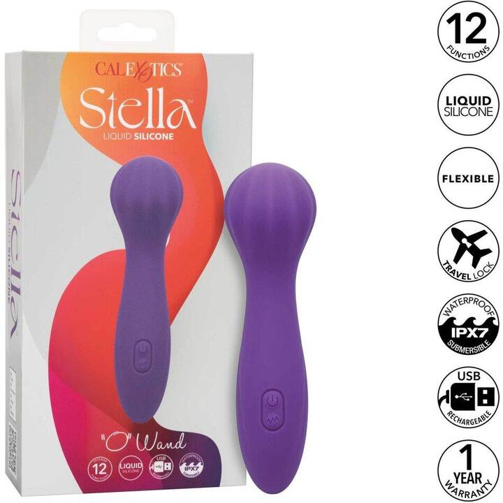 CALEXOTICS Vibrateur Anal & Vaginal Stella O Wand 