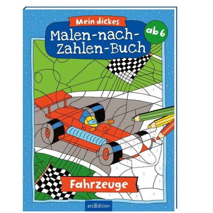 Mein dickes Malen-nach-Zahlen-Buch