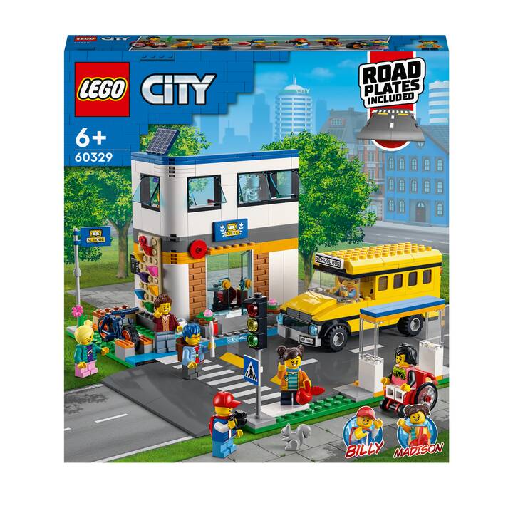 LEGO City Schule mit Schulbus (60329)