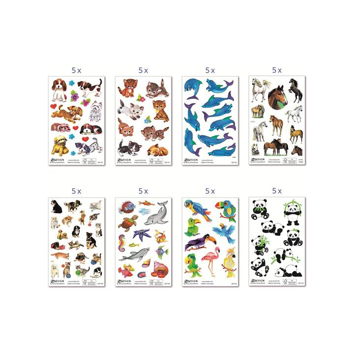 Z-DESIGN Sticker (Hund, 485 Stück)