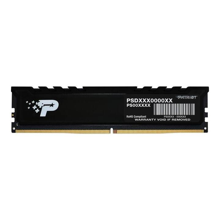PATRIOT MEMORY Memory Signature Premium PSP516G560081H1 (1 x 16 Go, DDR5 5600 MHz, DIMM 288-Pin)