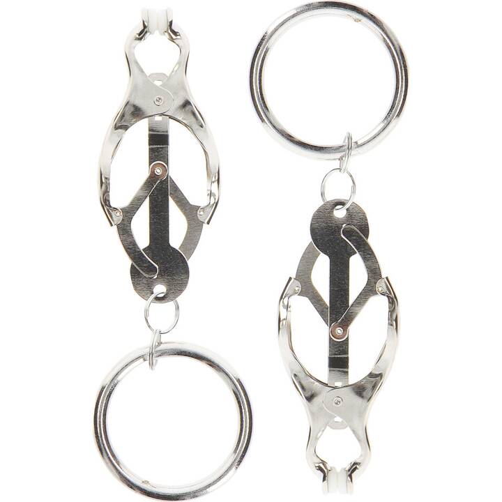 CALEXOTICS Nippelklemme Butterfly Clamps (Silber)