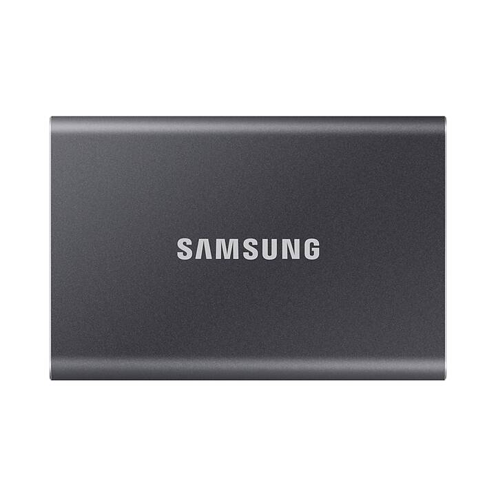 SAMSUNG Portable SSD T7 (USB de type C, 2000 GB, Gris titane, Gris)
