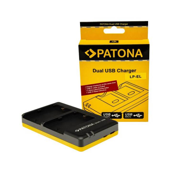 PATONA Canon Dual Batterie et chargeur